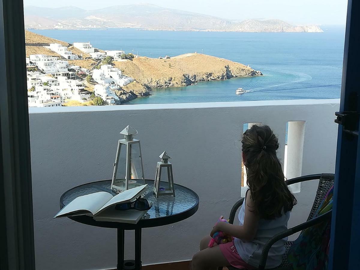Θέαστρον - Theastron House With Great View In Chora Apartment Pera Gyalos Exterior photo